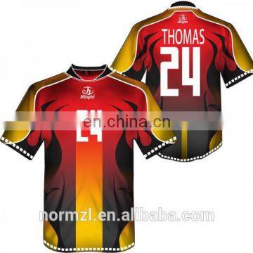 customized dye sublimation soccer wear printed soccer jeresey wholesale