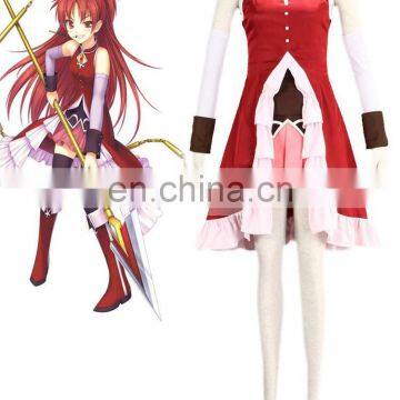 Rose team-Puella Magi Madoka Magica Sakura Kyoko Anime Sexy Halloween Carnival Costume