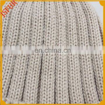 Hot Sale Fur Pompoms Ball Baby Beanies Crochet Kids Hats Lovely Knitted Cap Snowflakes Pom Poms Bobble Ski Hat photo-6