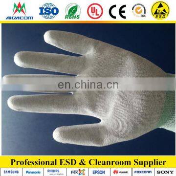 Static Dissipative Nylon Antistatic ESD Palm Fit Gloves photo-4