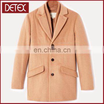 2017 German Custom Made Beige Man Cashmere Wool Coat