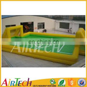 Inflatable water soccer field soap football field for sale