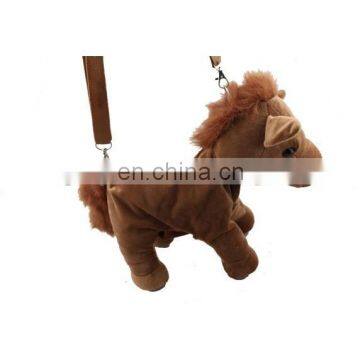 Best gift for children plush horse bag