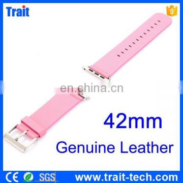 Genuine Leather Watch Band Watchband for Apple Watch 42mm