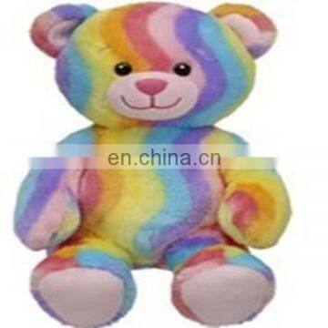 Rainbow lovely teddy bear soft plush toy