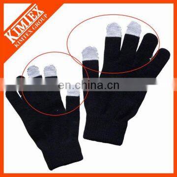 Promotional acrylic knit touch gloves