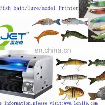 SLJET 3d metal fishing fish lure flatbed inkjet uv printer printing machine