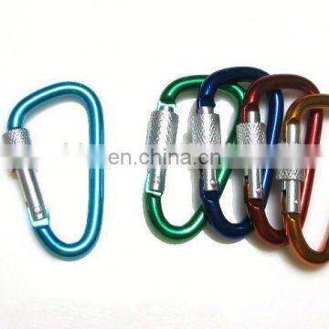 Custom round carabiner clip from shenzhen factory bulk