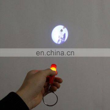 Wholesale Price Customized Shape Logo LED Projector Keychain photo-4