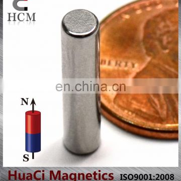 N52 Cylindrical Neodymium Magnets Dia 5/32"X3/4" large rare earth magnets for sale