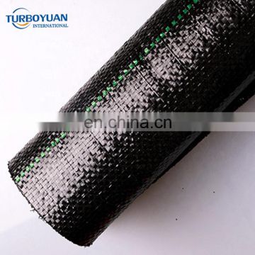 Commercial woven weed barrier / geotextile polypropylene weedblock landscape fabric with powergrid