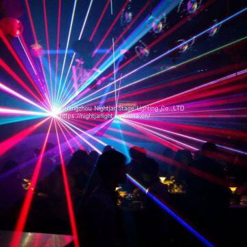 （NJ-DX24）New 4 Heads RGB Full Color Laser Light photo-4