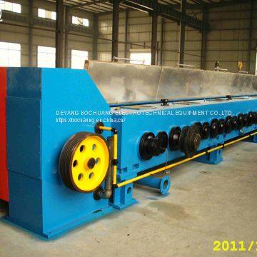 copper rod breakdown machine with continuous annealer