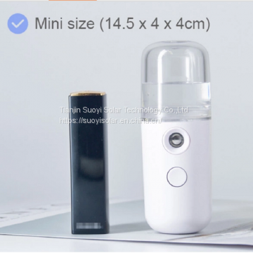 Latest Mini Electronic Beauty Instrument Face Vaporizer Anion Nano Sprayer Water Replenisher Handheld Cold Spray photo-2