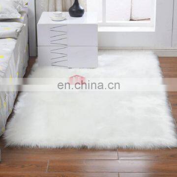 Indoor Carpet Soft Polyester Fake Fur Rug photo-2