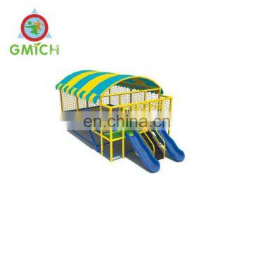 Outdoor Playground Trampoline Trampolines With Slide Kids Playground Balls photo-5