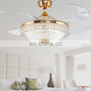 Luxury Living Room Ceiling Fan Light Fan Lights Restaurant Brand Wholesale Modern LED Chandelier Fan photo-4