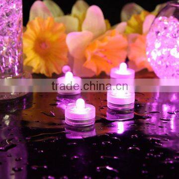 Wholesale LED Subenersible Waterproof Candle Tea lights-Pink SNL068