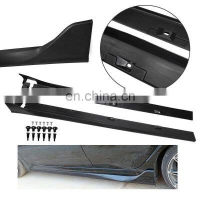 Modified Parts Glossy Black Side Skirt for HONDA CIVIC 2016-2020 TYPE-R Style Car Body Kit photo-2