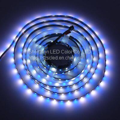Amazon Hot Sale IC Addressable Lc8813LED Strip Light Programmable LED Stripe 60 Leds Black PCB photo-2