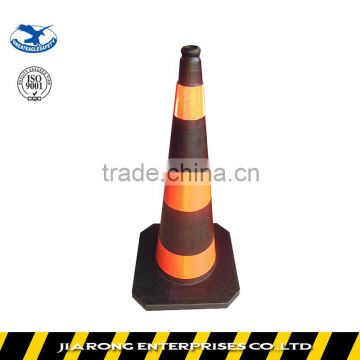 TOP quality height 100cm Soft Flexible Rubber plastic traffic cone TC213