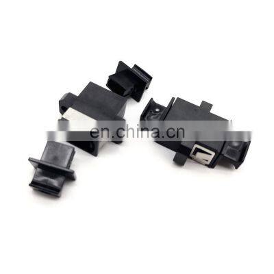 FTTH MPO Optical Fiber Adapter  Simplex Single Mode Multi Mode Black Fiber Optic Coupler Fiber Connector