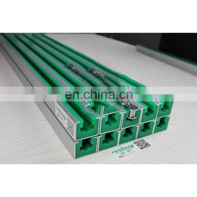 Green Plastic Guide Rails/plastic Roller  Wheel Plastic