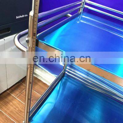 High Quality Stainless Steel Material Instrument Trolley Medical Instrument Trolley for Hospital and Clinic photo-4