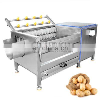 Automatic potato peeling machine potato washer vegetable roller washing machine