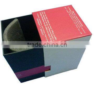 Recyclable material elegant effect color box packaging/cosmetic paper box/box packaging