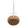 New Custom Modern Face Head Shaped Reusable Souvenir Ceramic Stand Stick Candle Holders photo-3