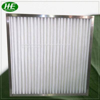 Panel Folded Primary Air Filter in Air Filtration