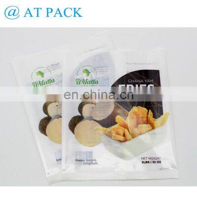 Custom printed back side sealing bags popcorn packaging