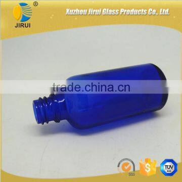 50ml Blue Lotion Glass Bottle With Pump