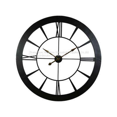 25 Inch Large Metal Skeleton Decorative Wall Clock photo-4
