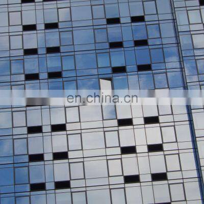 Facade Panel Aluminium Glass Triple Glazed Cladding Exterior Facade Curtain Walls