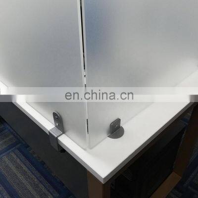 Desk Divider Clamps Accessories Aluminum Alloy Office Desk Table Partition Clamp