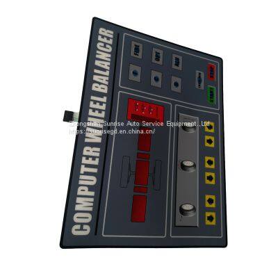 SUNRISE SR308 Wheel Balancer Assessories Three Display Windows Keyboard Plate photo-4