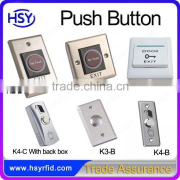 New Access Control Door Open NO NC COM 12 Volt Door Exit Push Button Switch