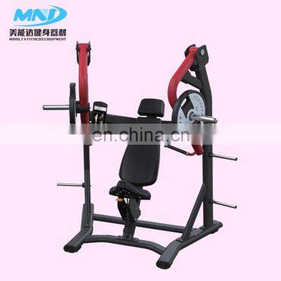 Body Building Dumbbell Set Ningjin MND commercial fitness equipment gym machine plate loaded machine free weight PL14 Decline chest press Sport