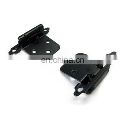 1 Pair Oil Rubbed Bronze Modern Cabinet Kitchen Hinge Inset Cabinet Door Hinge Self-Closing photo-2