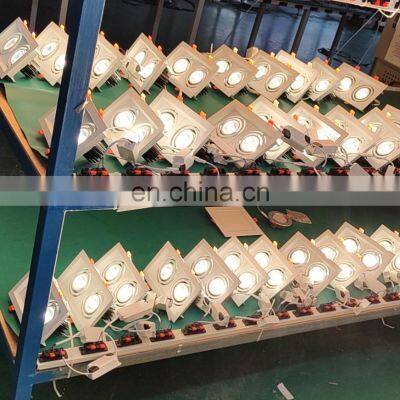 Housing Hole Square Downlight Down Light Double Single Recessed LED Down Light