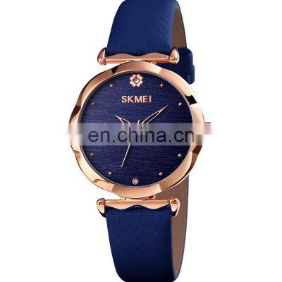 Skmei 1703 New Design Women Watch Leather Quartz Ladies Wristwatches
