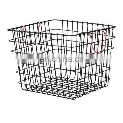 household Metal Basket with handle for sundries