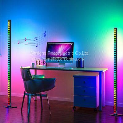 LED Floor Lamp, RGBIC Smart Music Corner Floor Lamp Compatible , 16 Million DIY Colors With APP Control and Music Sync LED Lights for Game Room, Bedroom, TV, Party photo-3