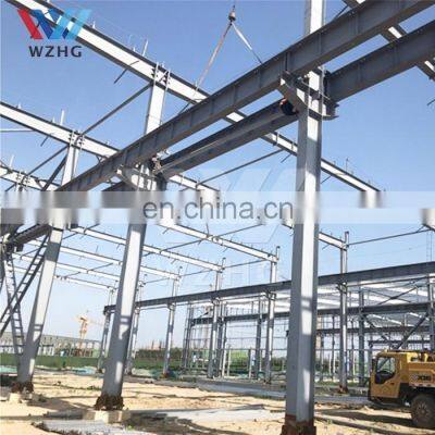 Steel H-Beams 42 Inch Shopping Malls/Hotel/Store Floor Outdoor Storage Industrial Shed Steel Structure Frame