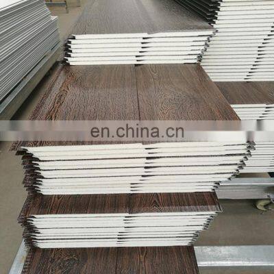 Pu Sandwich Panel Machine Line Construction Used 3d Panel pu Polyurethane Sandwich Panel With Pu Edging photo-5