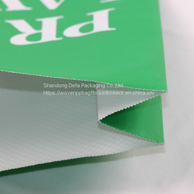 PP Chemical Fertilizer Packaging Woven Bag Color Printing Woven Bag Size Production