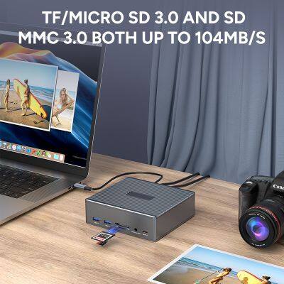 18-in-1 Smart USB3.2 Gen2 Docking Station photo-4