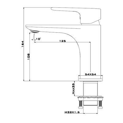 J Star Factory Outlet Hot And Cold Water Brass Luxury Basin Faucet Basin Mixer For Hotel Bathroom photo-4